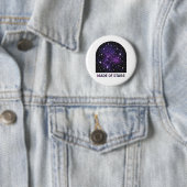 Badge Rond 5 Cm Fait d'étoiles (En situation)