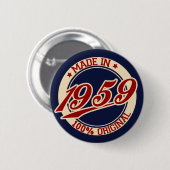 Badge Rond 5 Cm Fait En 1959 (Devant & derrière)