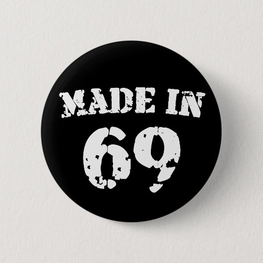 Badge Rond 5 Cm Fait En 1969 (Devant)