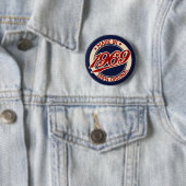 Badge Rond 5 Cm Fait En 1969 (En situation)