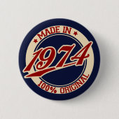 Badge Rond 5 Cm Fait En 1974 (Devant)