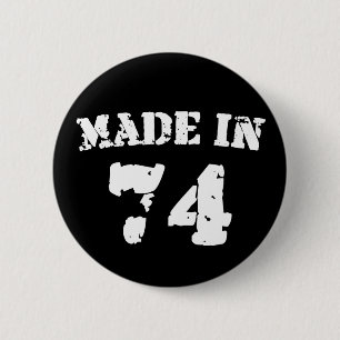 Badge Rond 5 Cm Fait En 1974