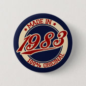 Badge Rond 5 Cm Fait En 1983 (Devant)