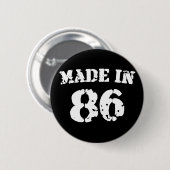 Badge Rond 5 Cm Fait En 1986 (Devant & derrière)