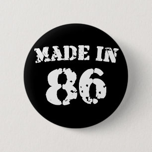 Badge Rond 5 Cm Fait En 1986