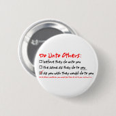Badge Rond 5 Cm Faites à d'autres (Devant & derrière)
