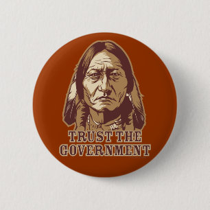 Badge Rond 5 Cm Faites confiance au gouvernement