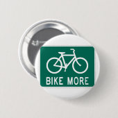 Badge Rond 5 Cm Faites du vélo davantage (Devant & derrière)