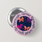 Badge Rond 5 Cm Faites le tour de ce que vous traversez (Devant & derrière)