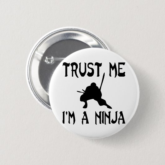 Badge Rond 5 Cm Faites-moi confiance (Devant & derrière)