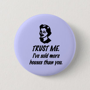 Badge Rond 5 Cm Faites-moi confiance - femelle