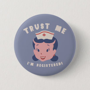Badge Rond 5 Cm Faites-moi confiance je suis enregistré