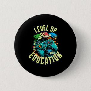 Badge Rond 5 Cm Faites Progresser Votre Éducation - Enseignant Ins