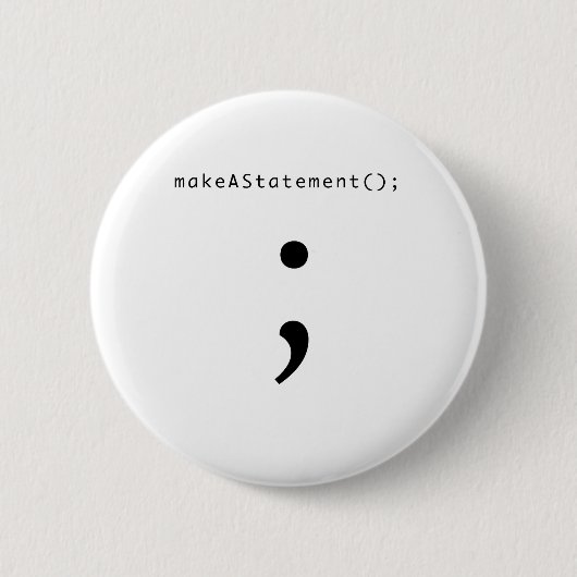 Badge Rond 5 Cm Faites une déclaration (Devant)