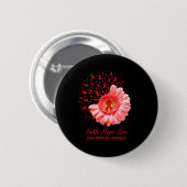 Badge Rond 5 Cm Faith Hope Love Cerveau Aneurysme Sensibilisation (Devant & derrière)