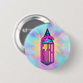 Badge Rond 5 Cm Faith ~ Steeple (Devant & derrière)