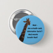 Badge Rond 5 Cm Faits alternatifs (Devant & derrière)