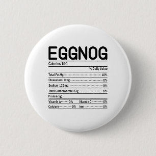 Badge Rond 5 Cm Faits nutritionnels sur la nourriture de Thanksgiv