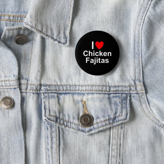 Badge Rond 5 Cm Fajitas de poulet (En situation)