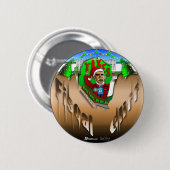 Badge Rond 5 Cm Falaise budgétaire (Devant & derrière)
