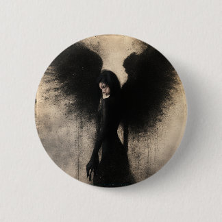 Badge Rond 5 Cm Fallen Grace – The Beauty of a Broken Wing