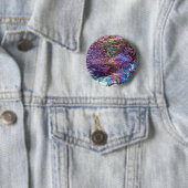 Badge Rond 5 Cm Falln Rainbow Rocks (En situation)