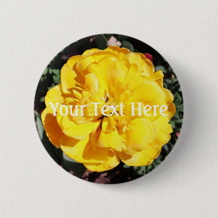Badge Rond 5 Cm Falln Sunshine Floral