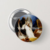 Badge Rond 5 Cm Fallu l'ange de la mort (Devant & derrière)