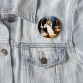 Badge Rond 5 Cm Fallu l'ange de la mort (En situation)