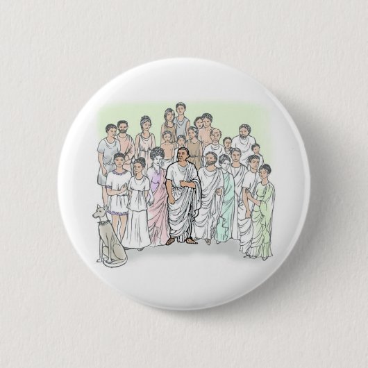 Badge Rond 5 Cm Familia Caecilii (Devant)