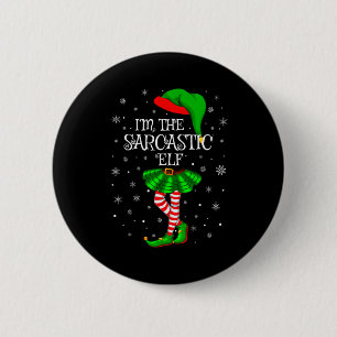Badge Rond 5 Cm Famille Correspondante Femmes Filles Je Suis L'Elf