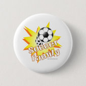 Badge Rond 5 Cm Famille de football (Devant)