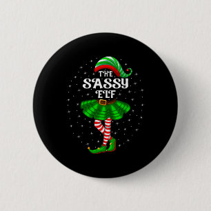 Badge Rond 5 Cm Famille de Noël Correspondance Femmes Filles Maman