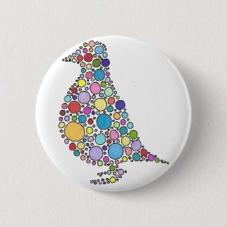 Badge Rond 5 Cm Famille de perdrix