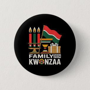 Badge Rond 5 Cm Famille Kwanzaa Coiffure Pour Enfants Adultes 20