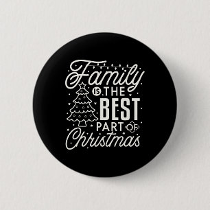 Badge Rond 5 Cm Famille Noël 2023 Matching Funny Xmas Crew Squ