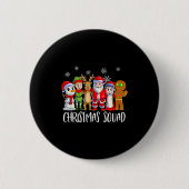 Badge Rond 5 Cm Family Matching Christmas Squad Santa Reindeer Elf (Devant)
