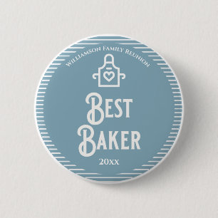 Badge Rond 5 Cm Family Reunion Best Baker Prize Award