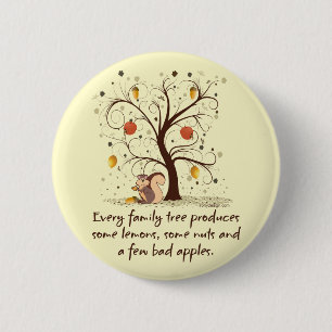 Badge Rond 5 Cm Family Tree Humor