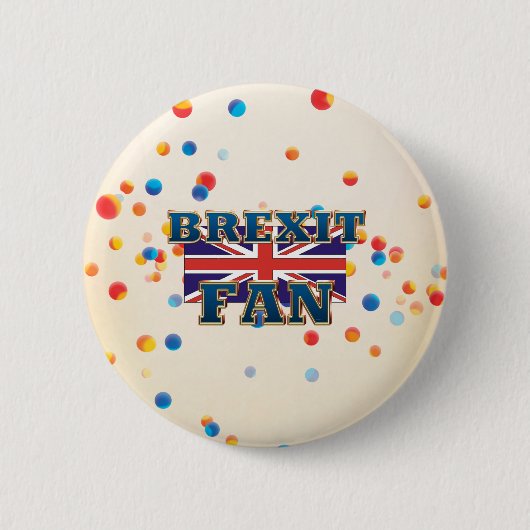 Badge Rond 5 Cm Fan de Brexit de PIÈCE EN T (Devant)