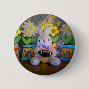 Badge Rond 5 Cm fan de football lapin