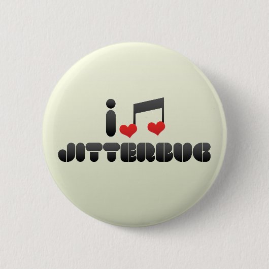 Badge Rond 5 Cm Fan de jitterbug (Devant)