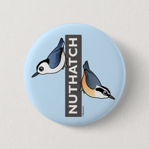Badge Rond 5 Cm Fan de sittelle