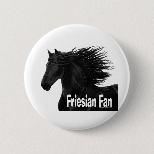 Badge Rond 5 Cm Fan frisonne (Devant)