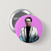 Badge Rond 5 Cm Fan schizoïdique (Devant & derrière)