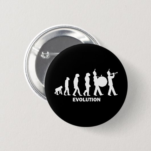 Badge Rond 5 Cm fanfare d'évolution (Devant & derrière)