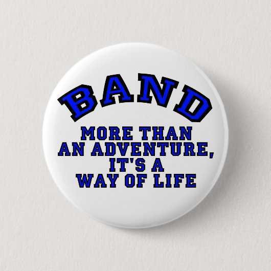 Badge Rond 5 Cm Fanfare : Plus qu'une aventure… (Devant)