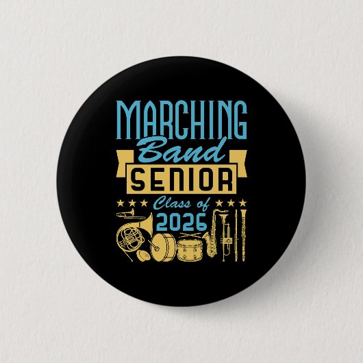 Badge Rond 5 Cm Fanfare Terminale Promotion 2026 (Devant)
