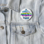 Badge Rond 5 Cm FangUrlZ 2 (En situation)