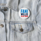 Badge Rond 5 Cm Fani Willis est mon héros (En situation)